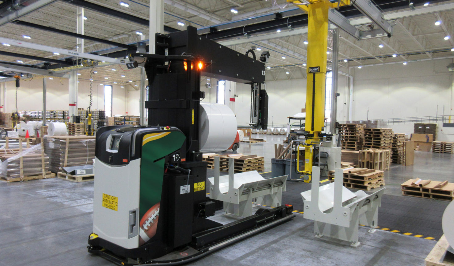 Rocla AGV at Green Bay Packaging