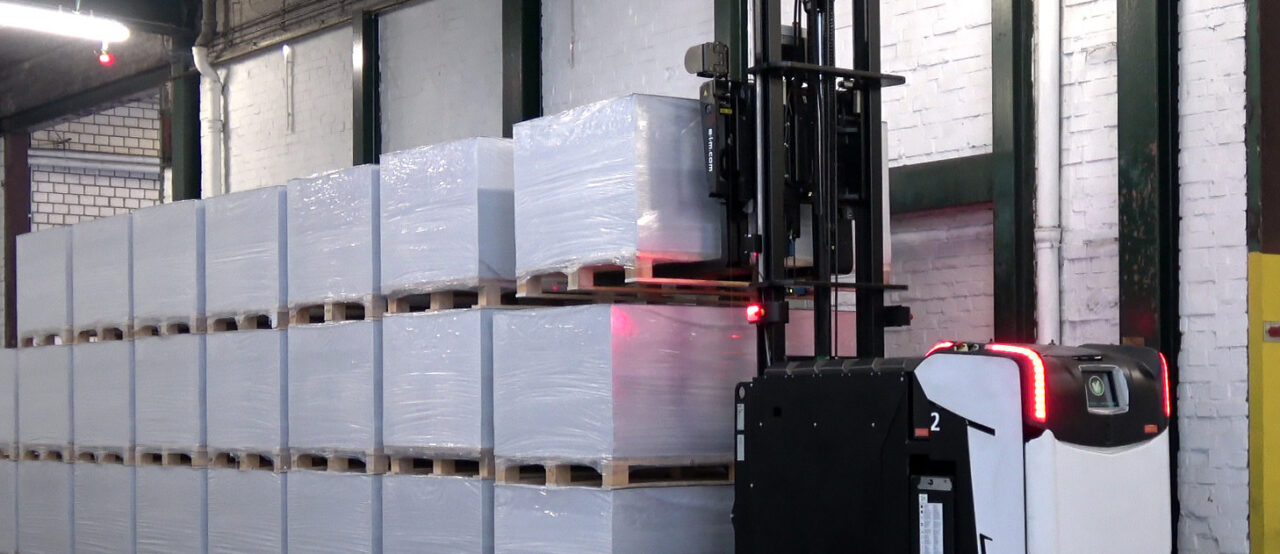 Rocla AGV solution for packaging industry