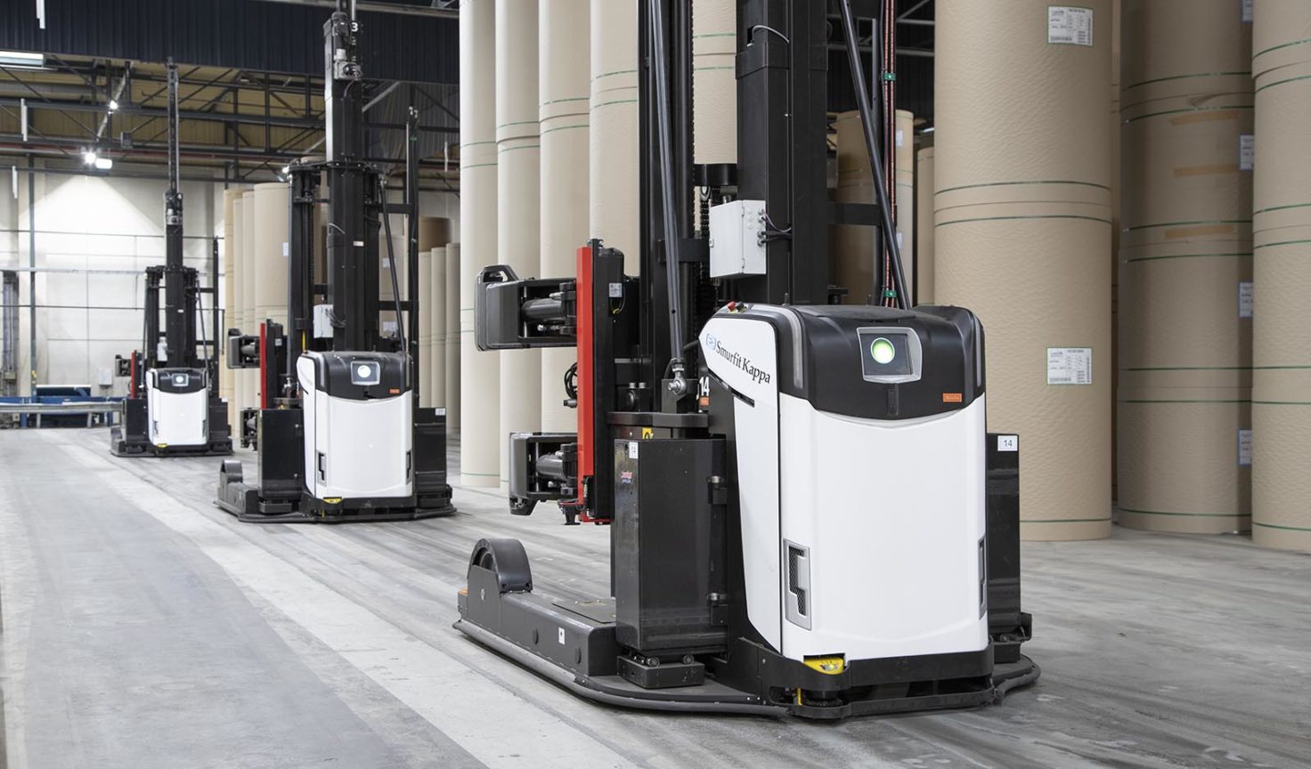 Rocla automated guided vehicles for paper