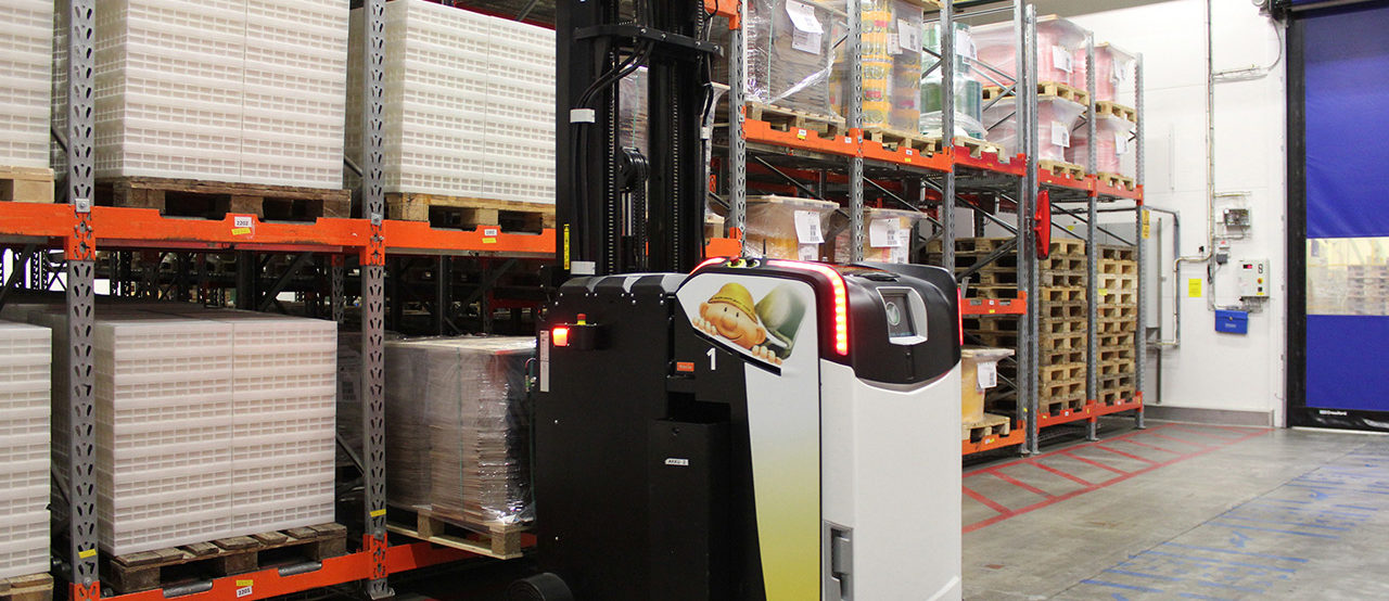 Tailored Rocla AGV solutions for food and beverage companies