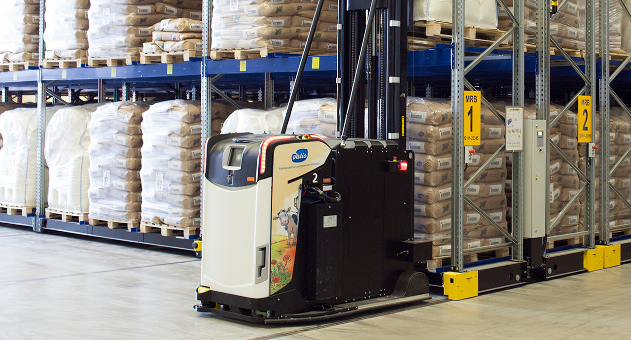 Rocla AGV Solution for Food and Beverage Industry